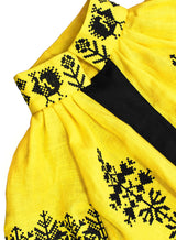 Yellow Boho style Kaftan